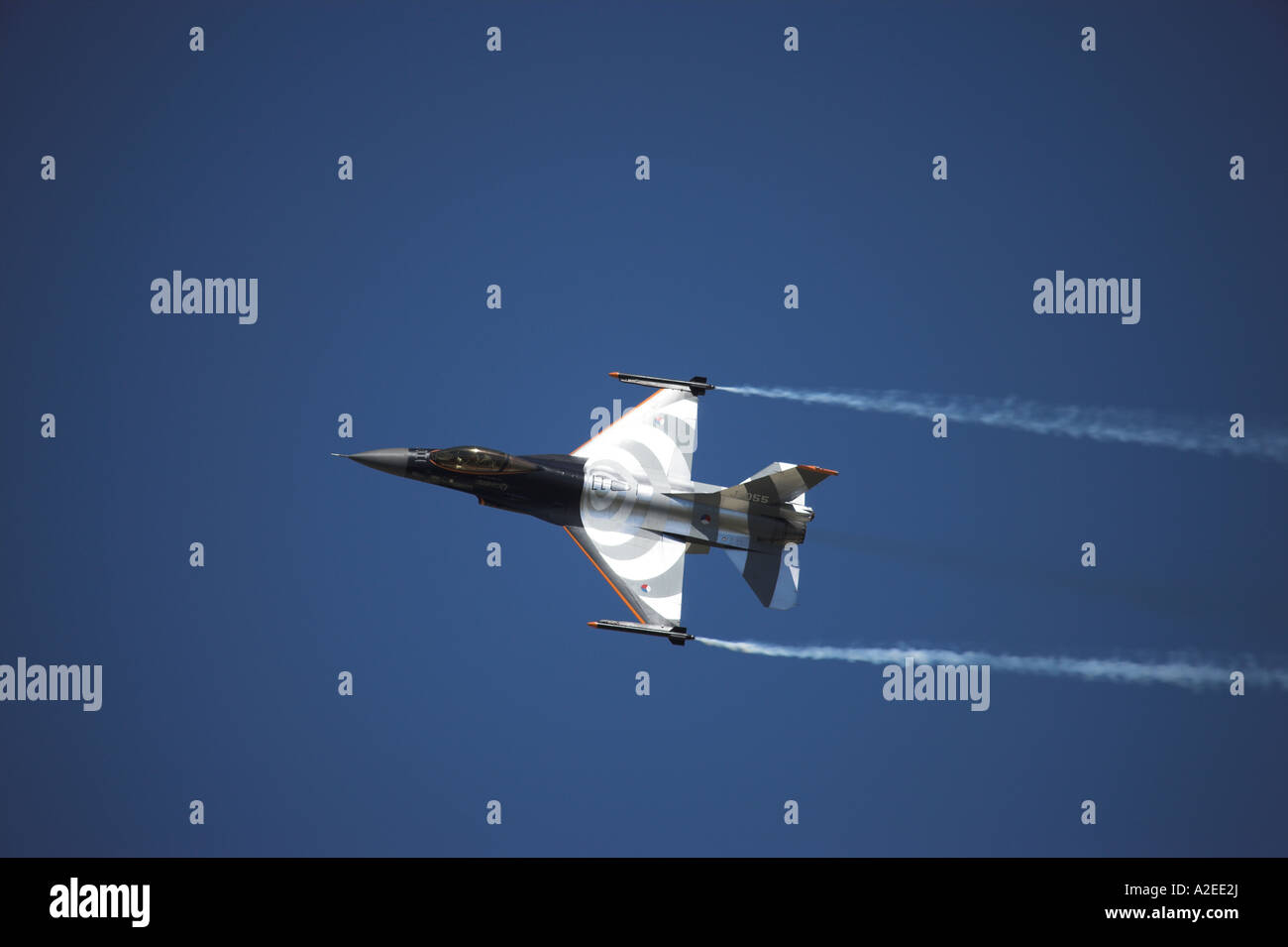 F-16AM Fighting Falcon, RIAT, England, UK Stock Photo