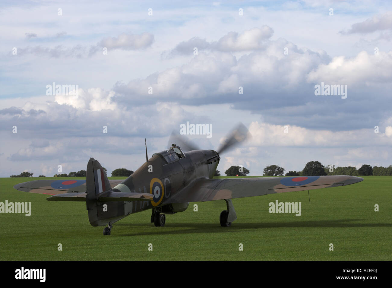 Hawker Hurricane, Sywell, Northamptonshire, England, UK Stock Photo
