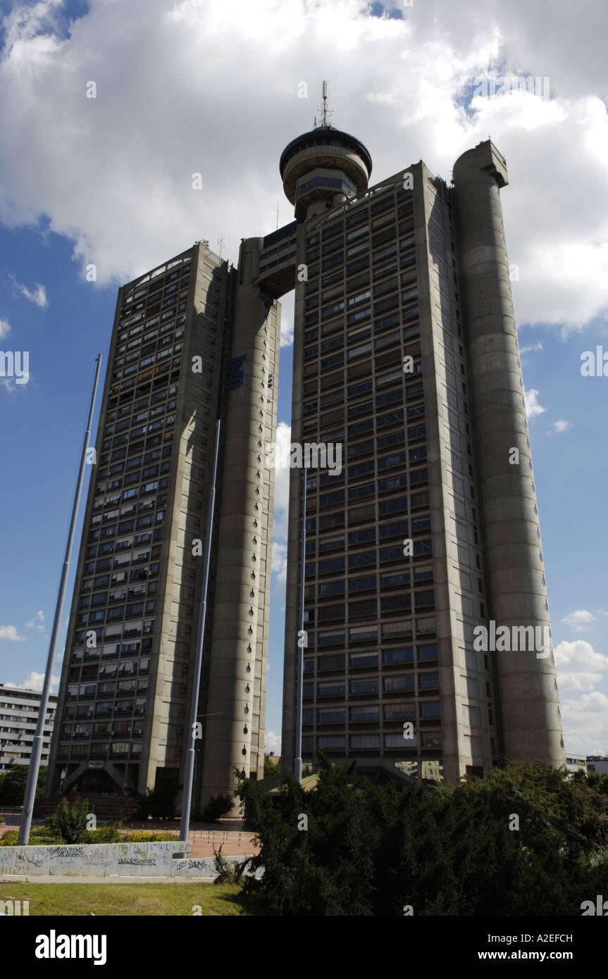 Beograd, Genex Tower Stock Photo