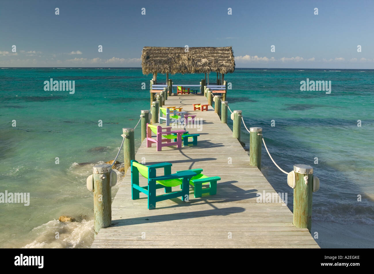 BAHAMAS, New Providence Island, Gambier Compass Point Resort, Colorful