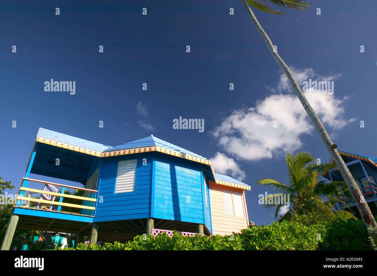 BAHAMAS, New Providence Island, Gambier Compass Point Resort, Colorful