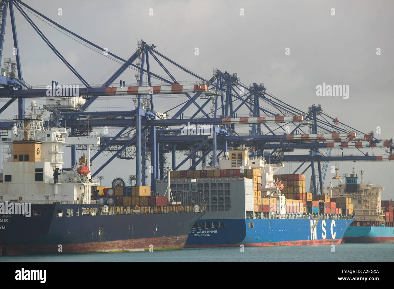 BAHAMAS, Grand Bahama Island, Freeport Port of Freeport Container