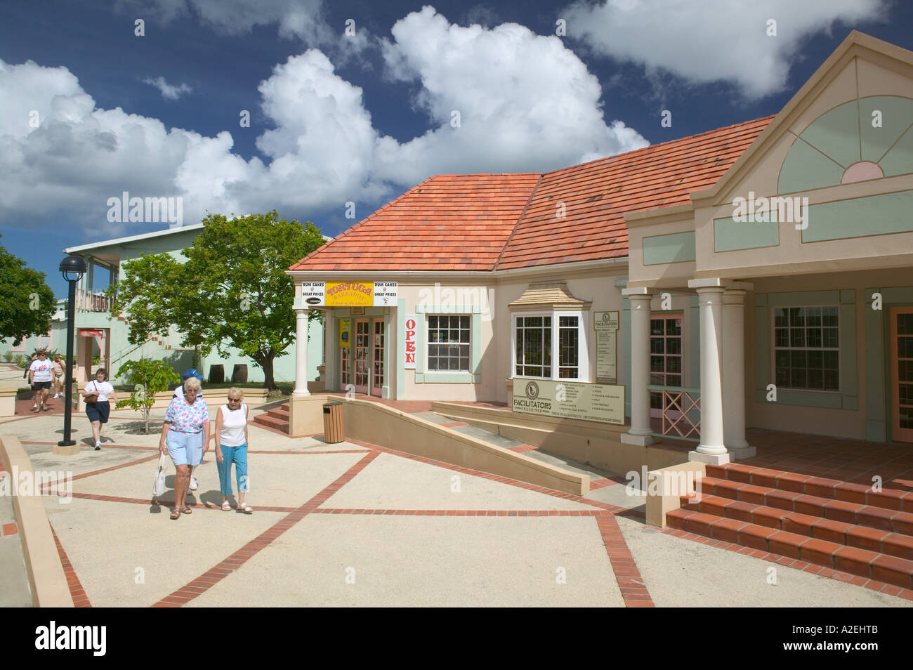 BARBADOS, Bridgetown, Pelican Craft Village by Cruiseship Terminal (NR) Stock Photo