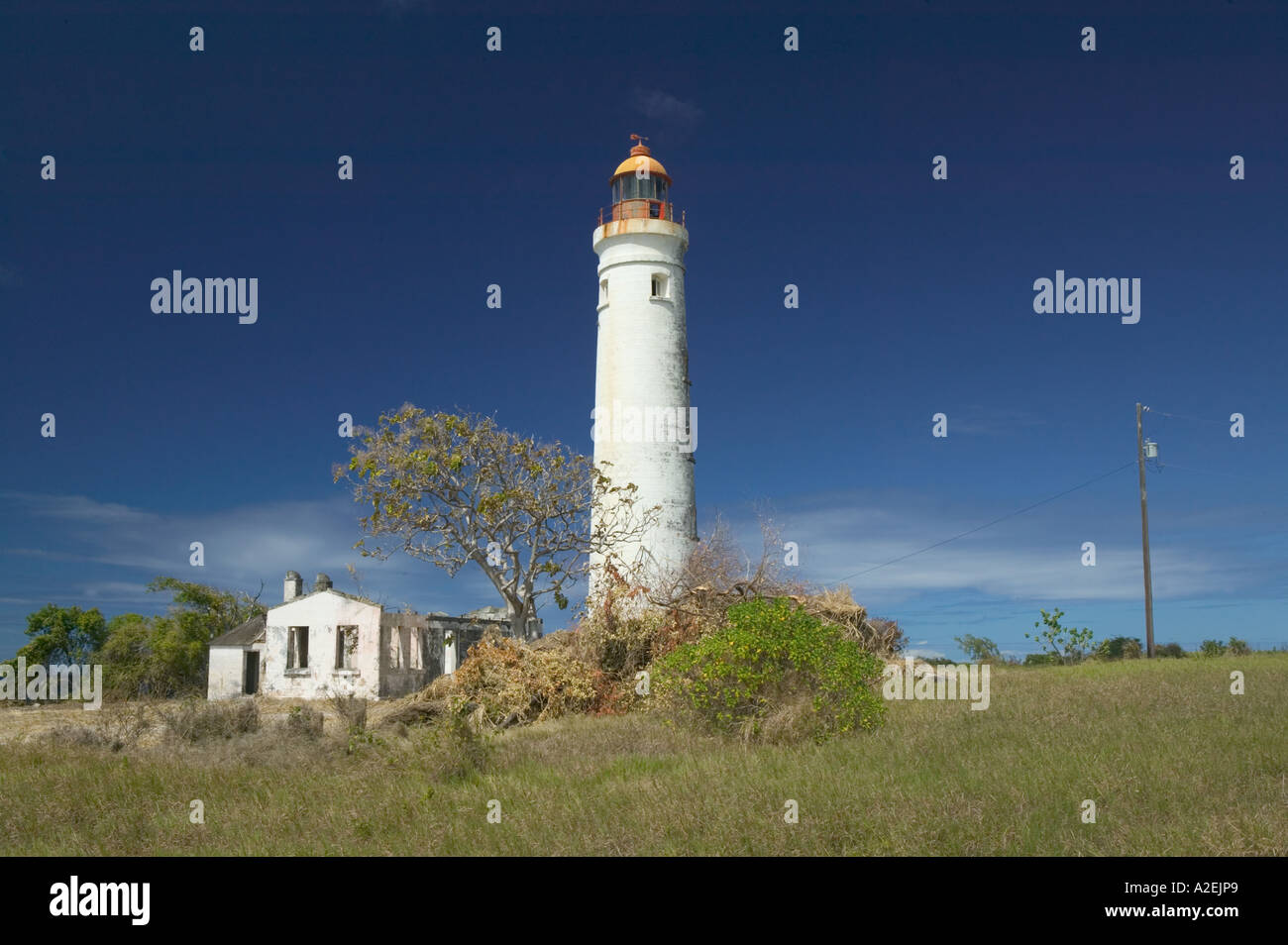 Barbados harrison's point lighthouse hires stock photography and