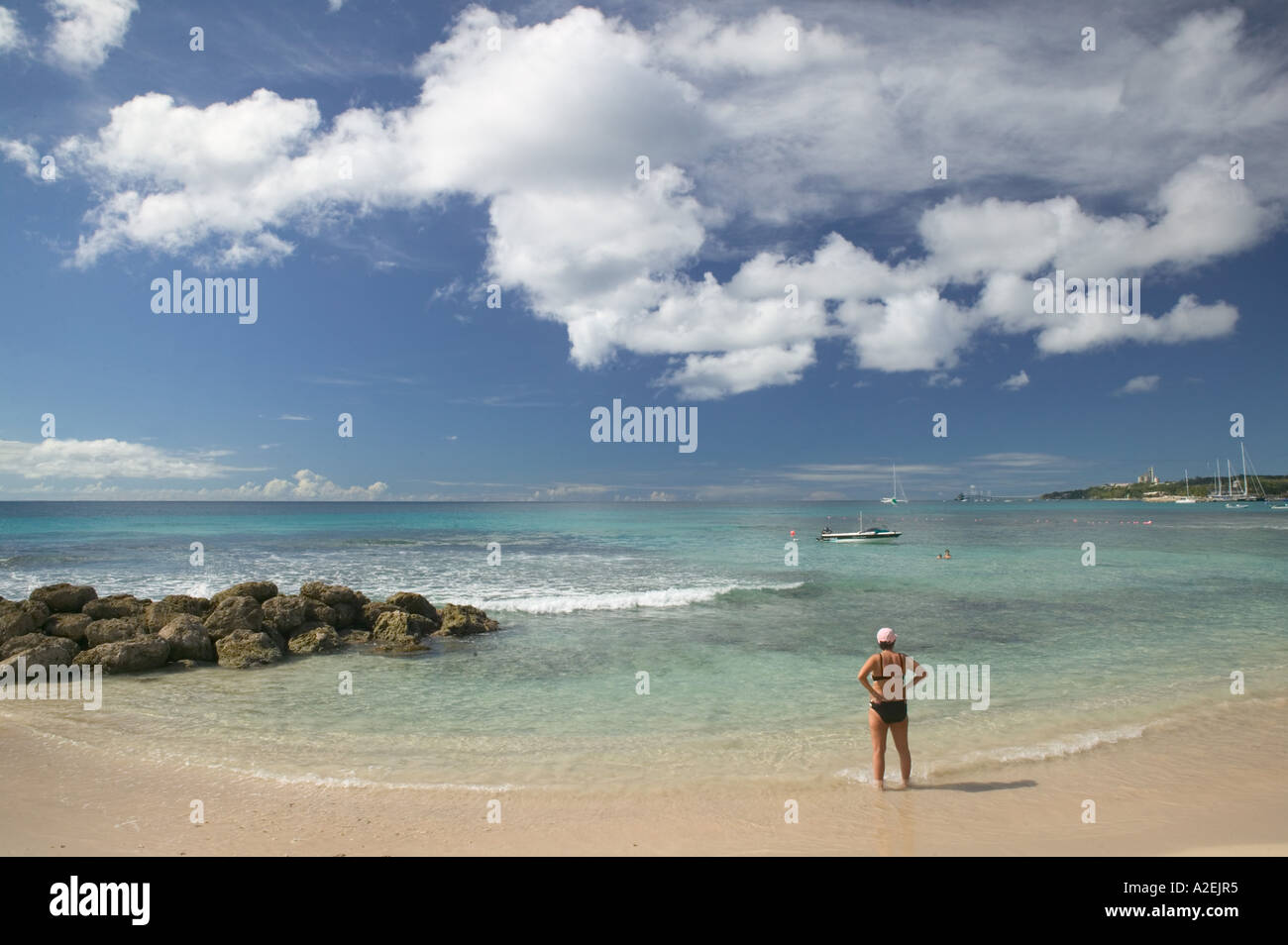 BARBADOS, West Coast, Heywoods Heywoods Beach (NR Stock Photo Alamy