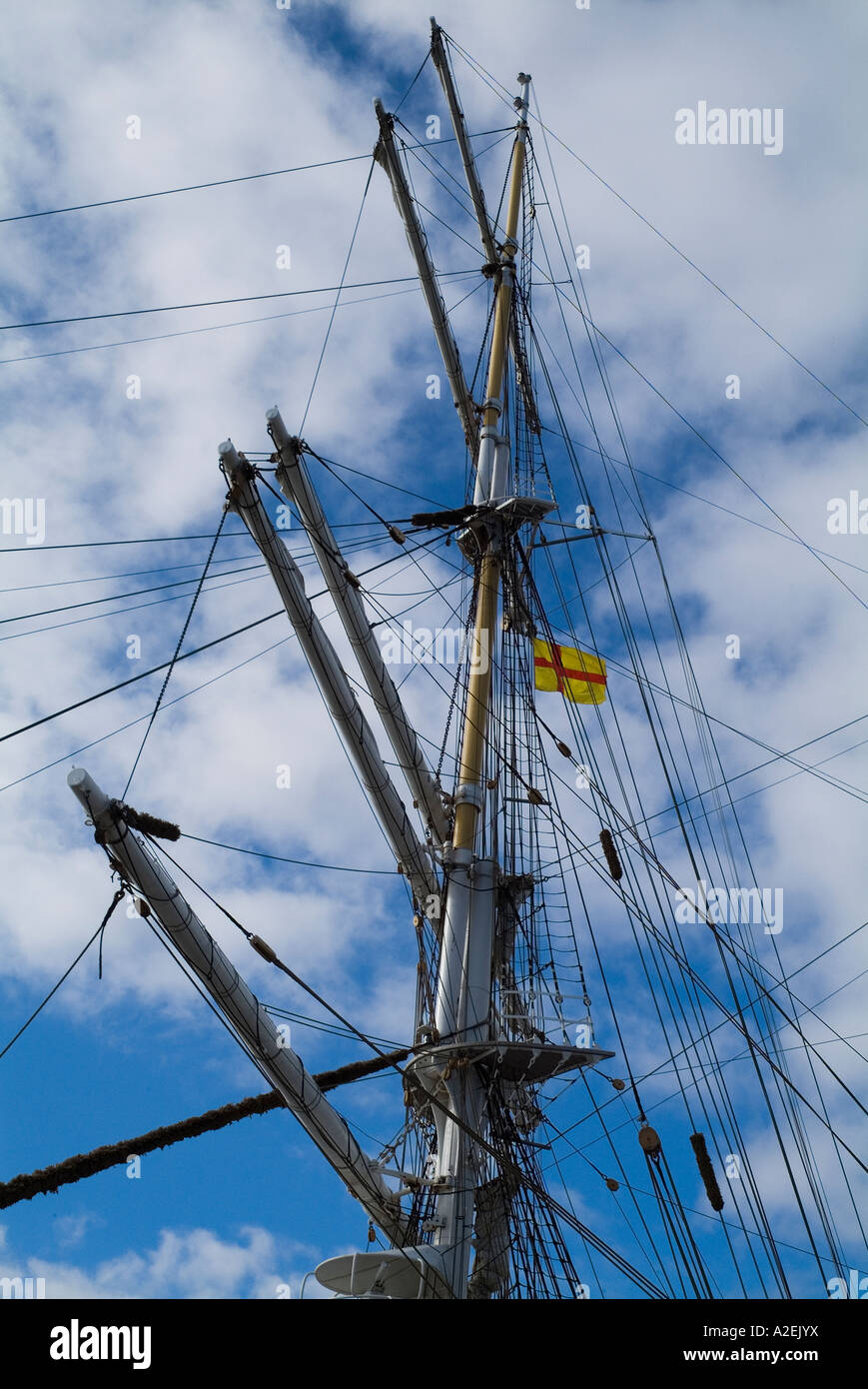 dh Kirkwall harbour KIRKWALL ORKNEY Tall ship Statsraad Lehmkuhl ...