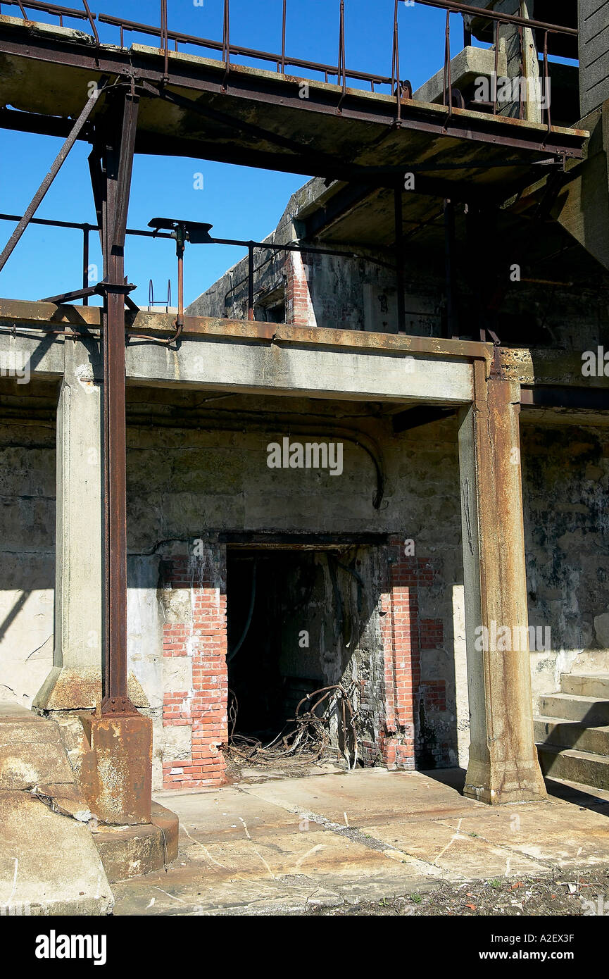 An Open Door In The Ruins Of A World War Ii Era Structure On