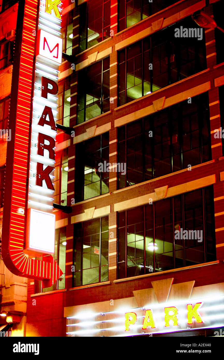 Parking garage in midtown New York City Stock Photo - Alamy