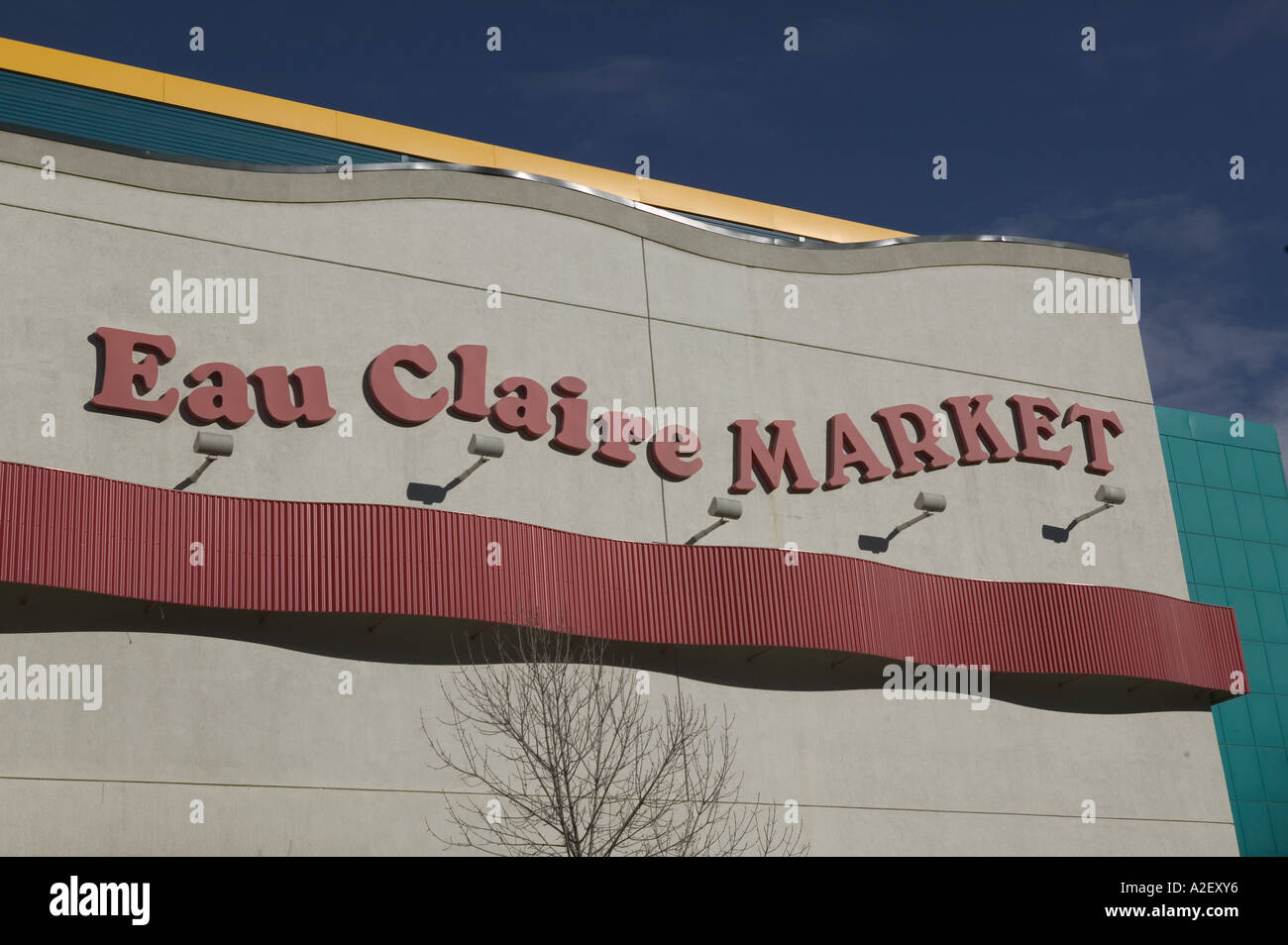 Canada, Alberta, Calgary: Eau Claire Market, Exterior View Stock Photo