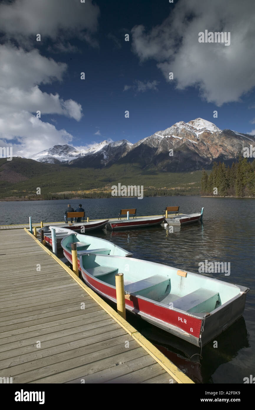 Canada, Alberta, Jasper National Park JASPER, Rental Boats / Pyramid