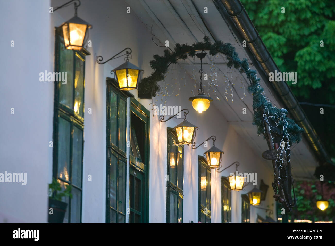 AUSTRIA, Vienna (Grinzing) Heurigen, Wine Taverns / Detail Famous Wine