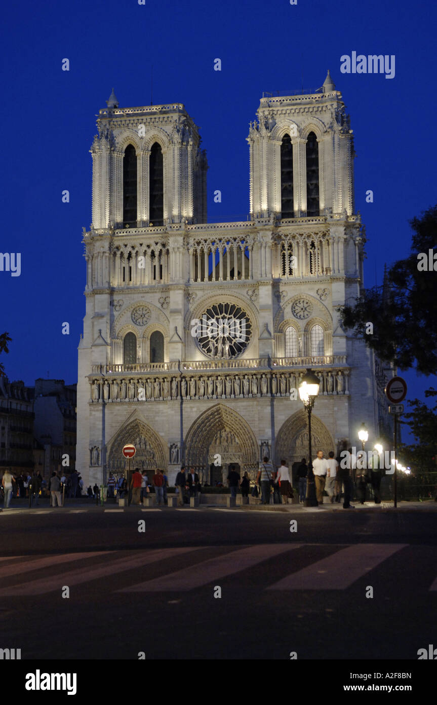 Paris, cathedral Notre Dame Stock Photo