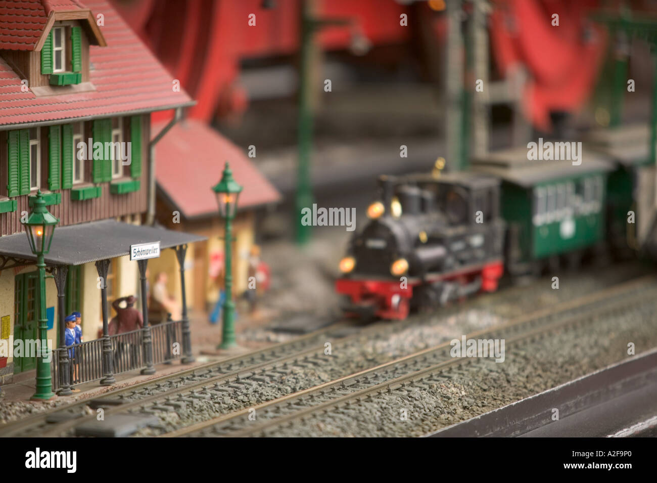 toy train station