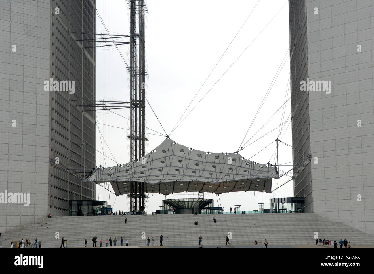 Paris, La Defense, Grande Arche Stock Photo