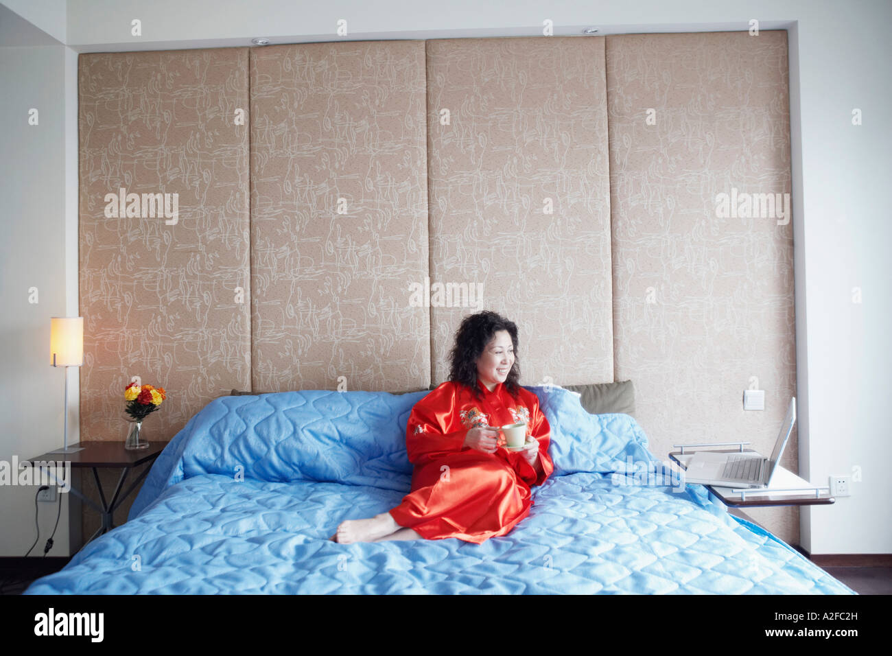 Asian mature woman barefoot hi-res stock photography and images - Alamy