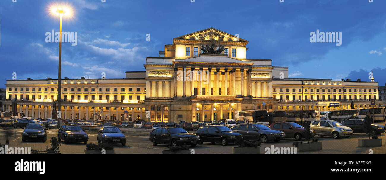 Warsaw The Great Theatre National Opera Stock Photo Alamy