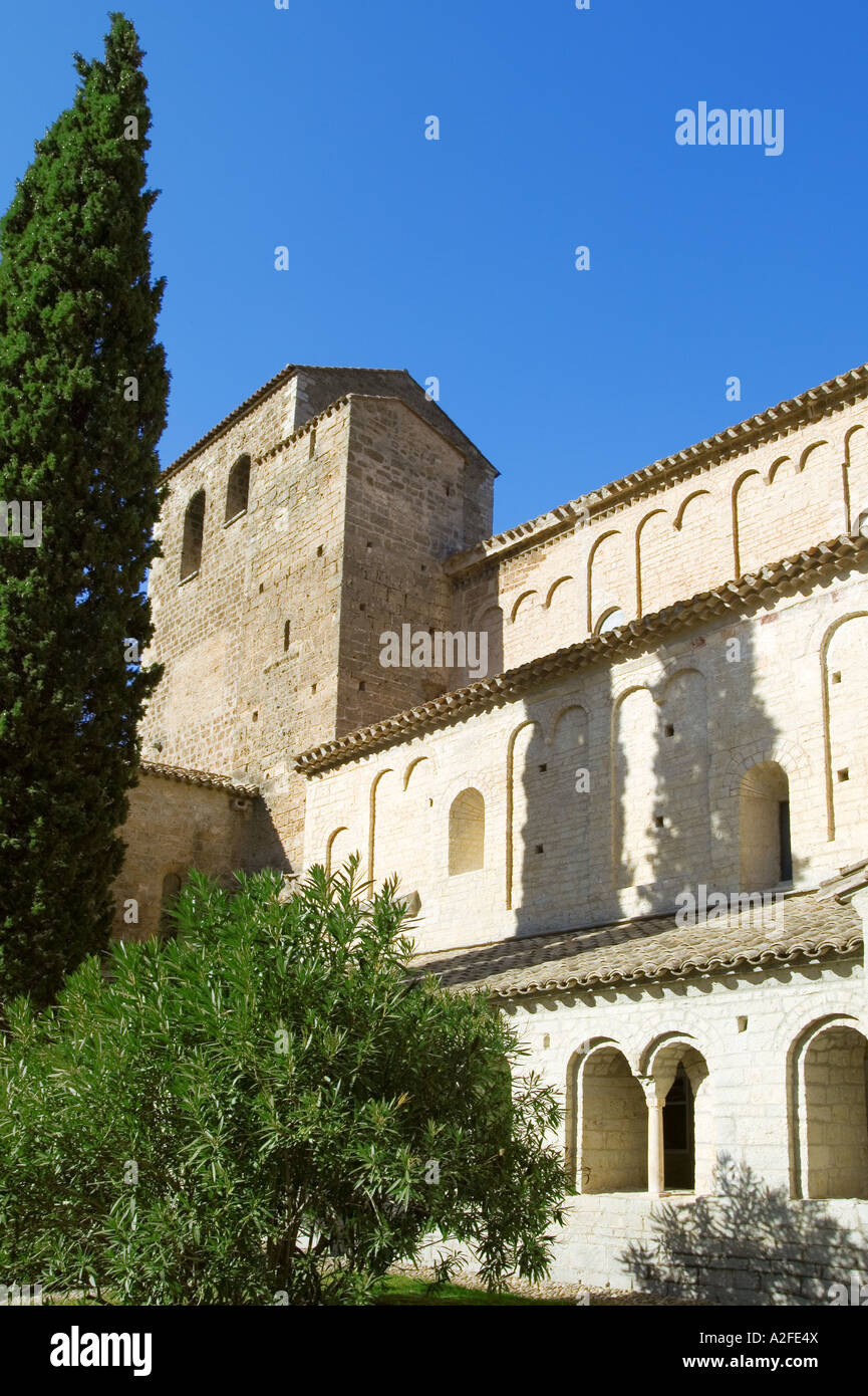 ABBEY OF SAINTGUILHEMLEDESERT HERAULT FRANCE Stock Photo Alamy