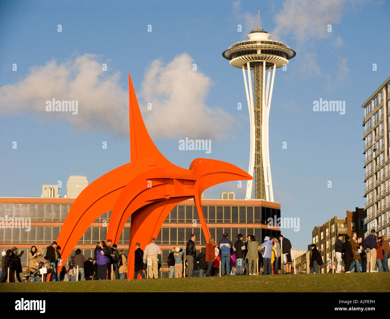 Olympic Sculpture Park, Seattle Art Museum, Seattle, Washington USA Stock Photo