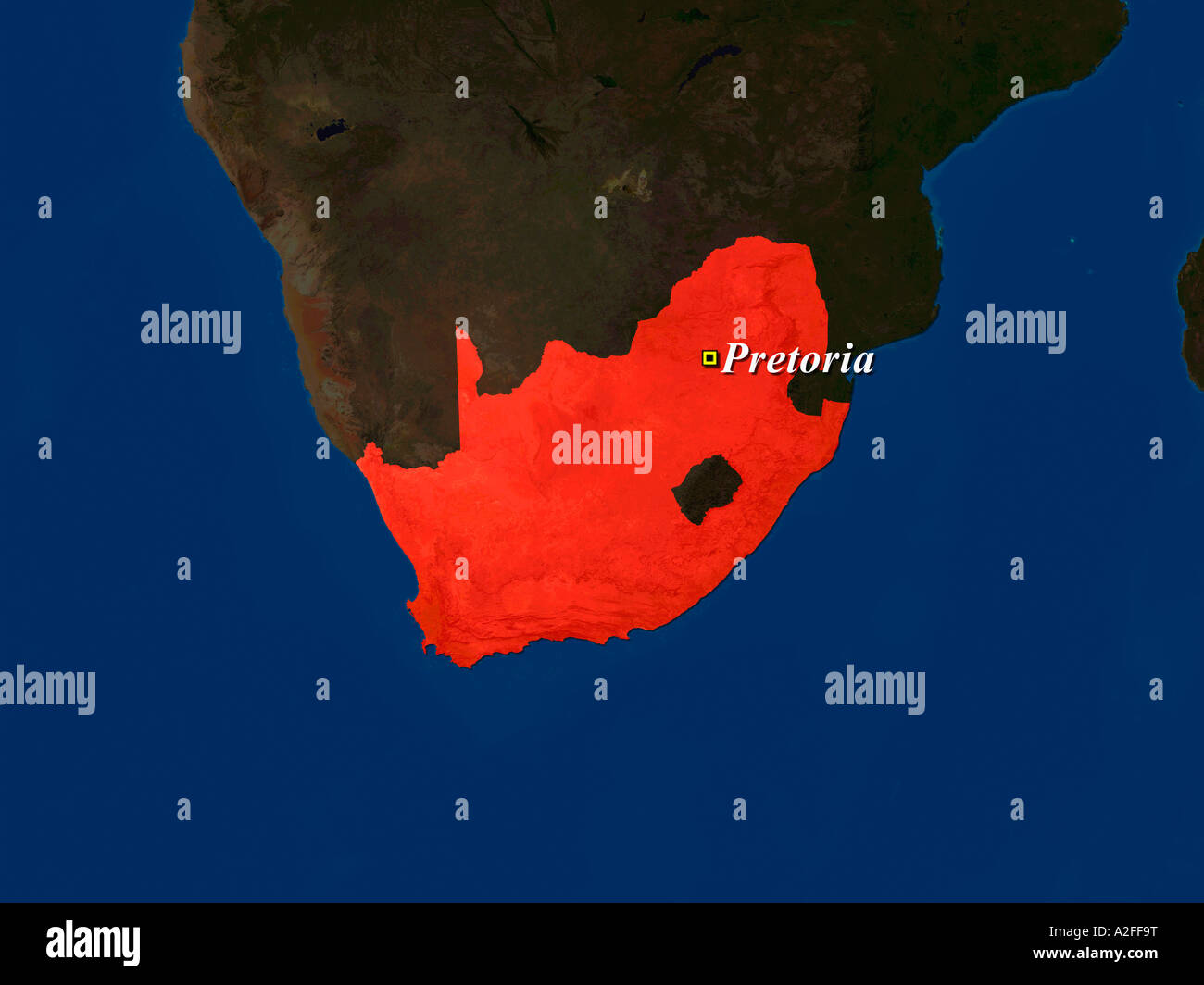 South africa map regions hi-res stock photography and images - Alamy