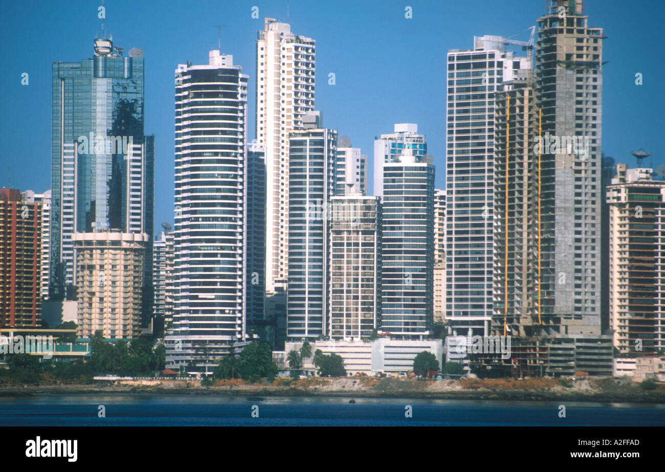Skyscrapers Panama City Stock Photo