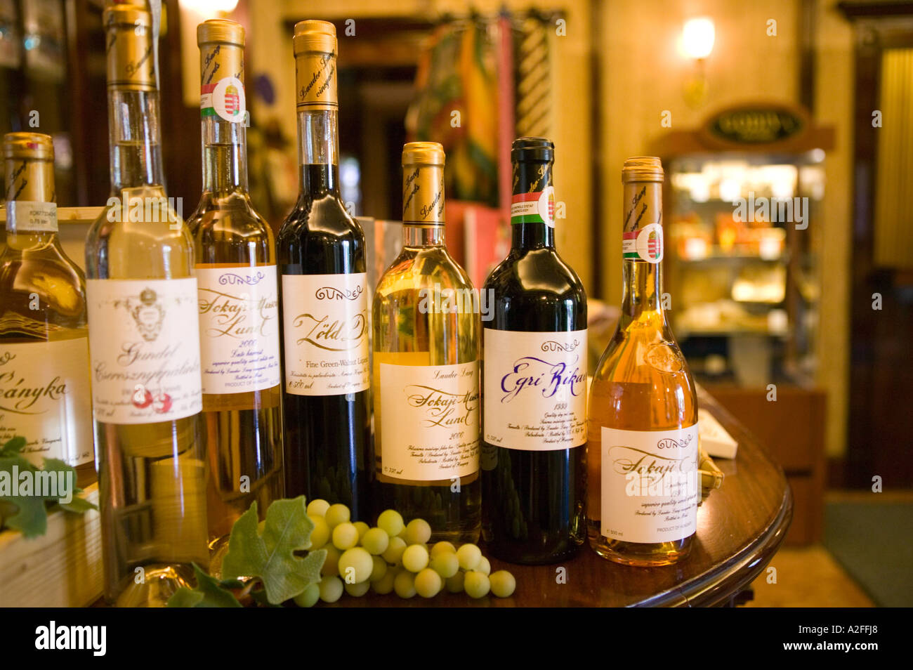 HUNGARY, Budapest Varosliget / City Park, Custom Wine Bottles at