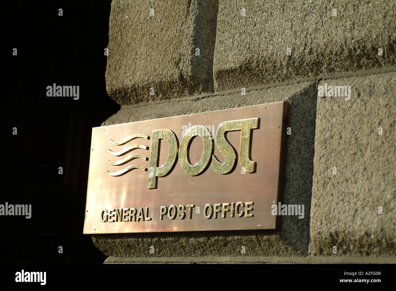 GPO Post General Post Office O Connell Street Dublin Ireland Stock Photo