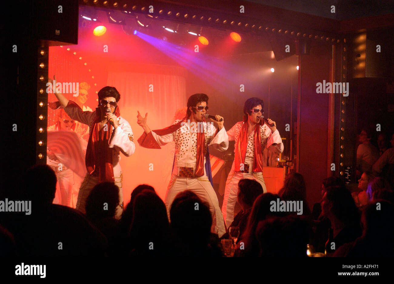 Elvis Presley impersonator Stock Photo Alamy