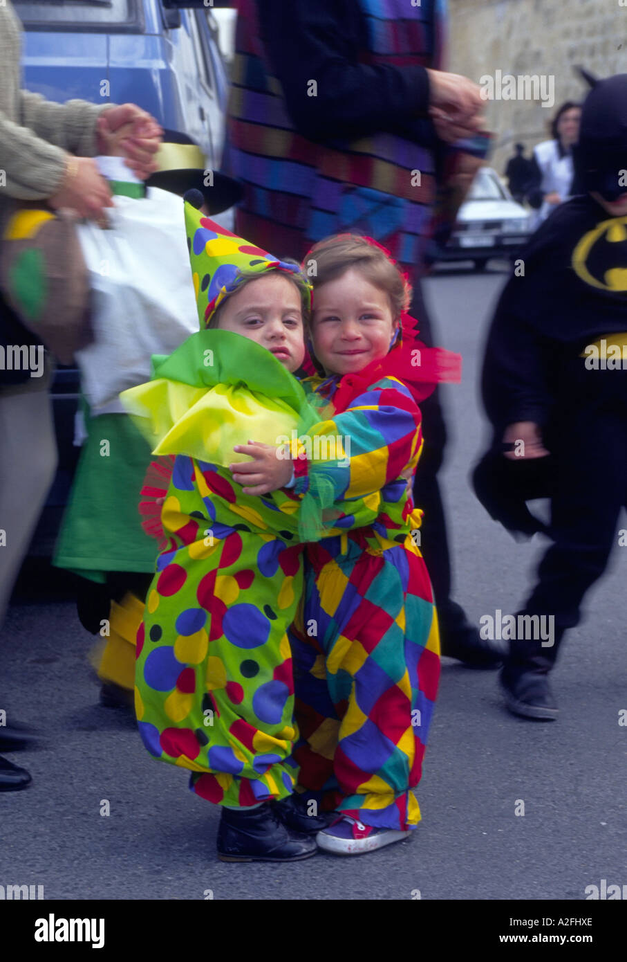 Malta, Valletta. Children in costume Stock Photo Alamy