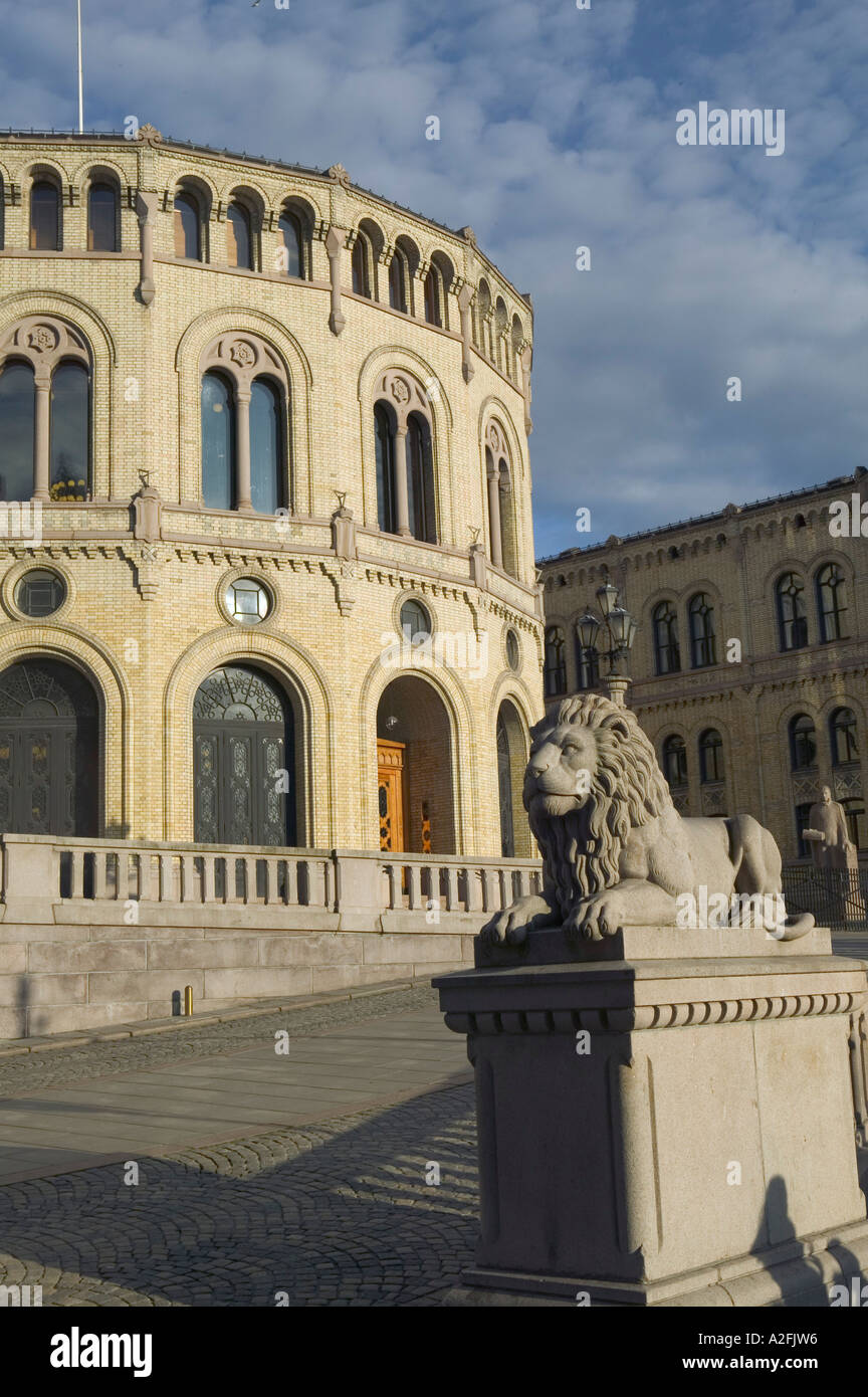 Oslo Norway parliament building Stock Photo - Alamy