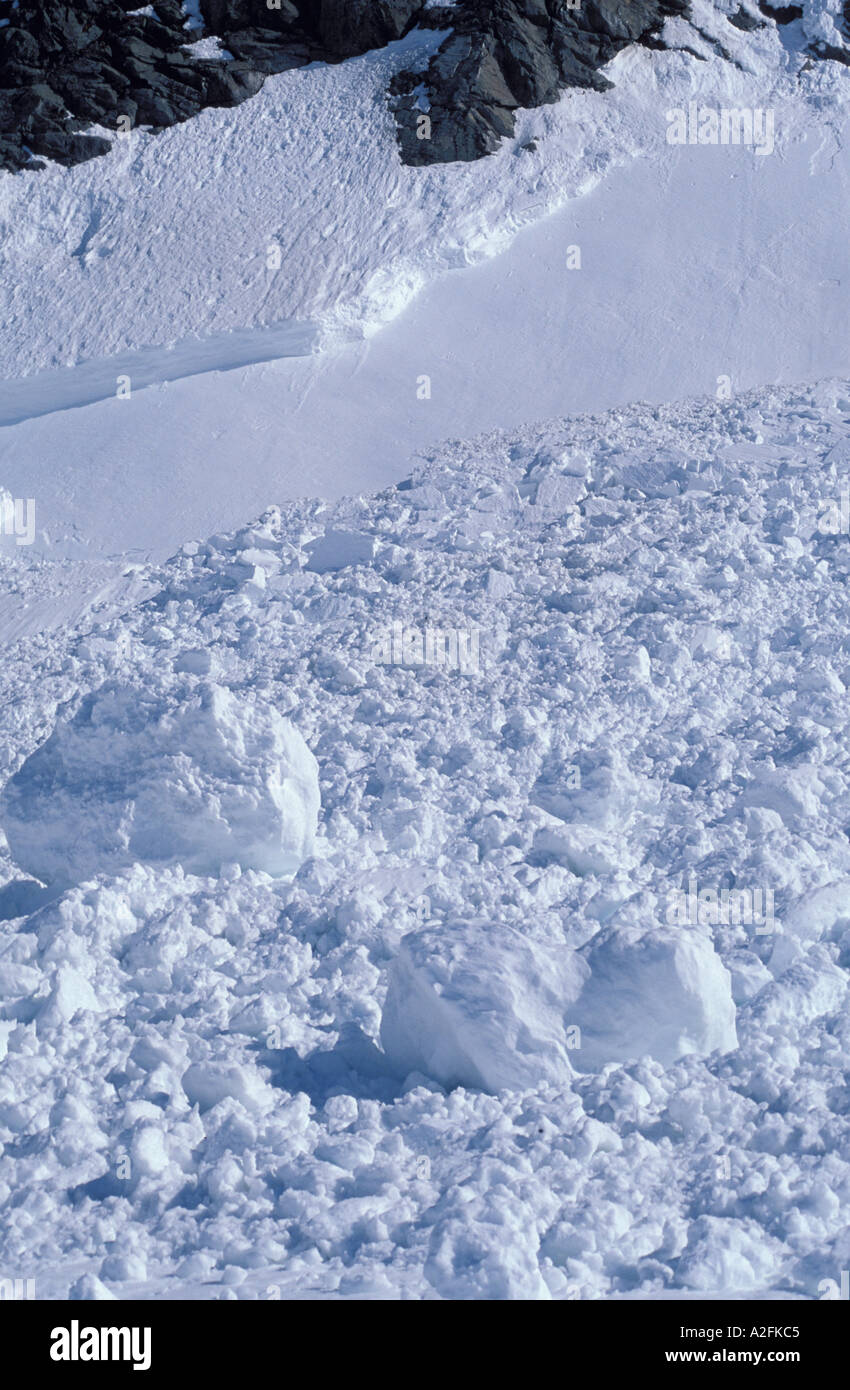 Loose snow avalanche hires stock photography and images Alamy