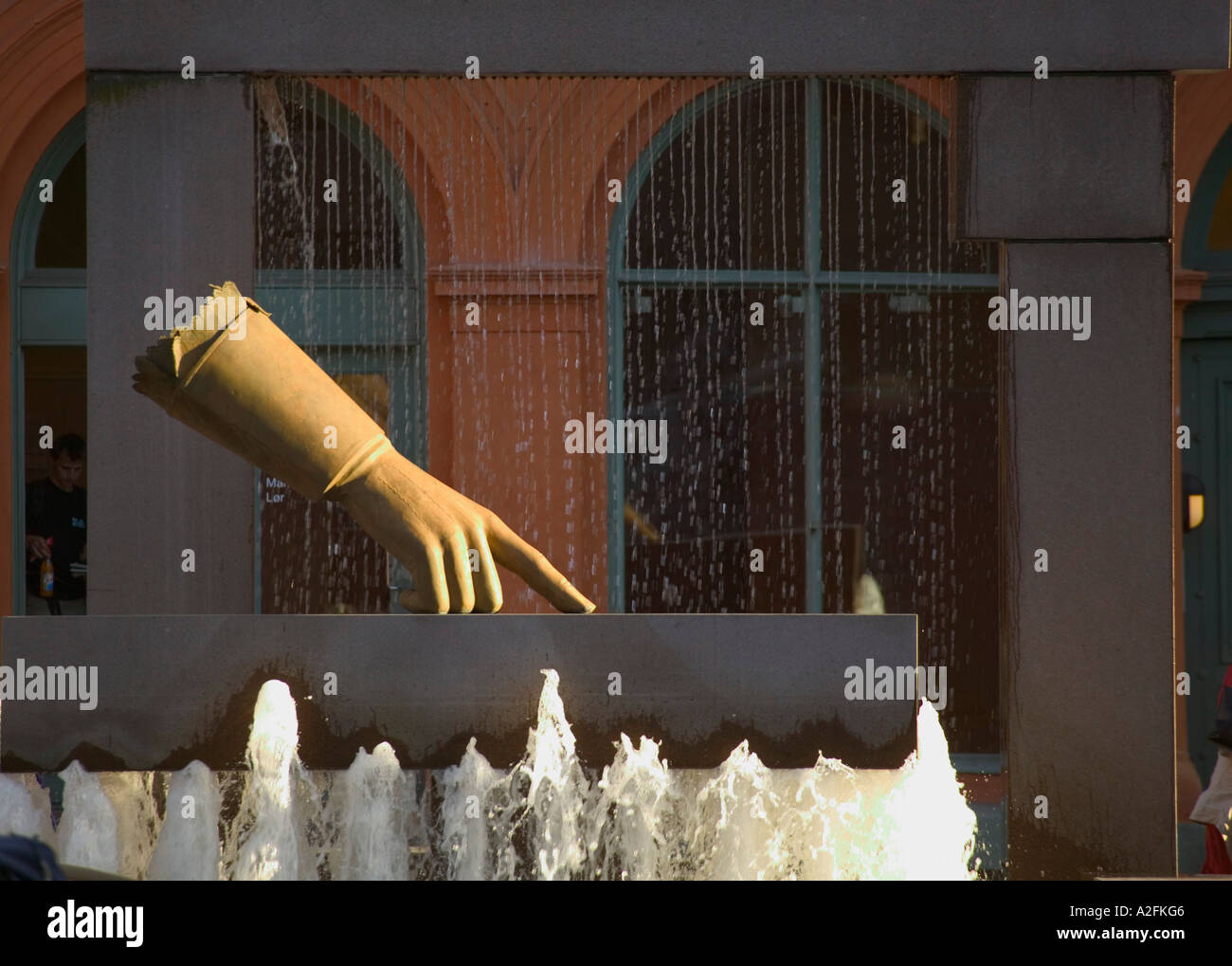 Norway, fountain symbolizes hand of King Christian of Denmark and