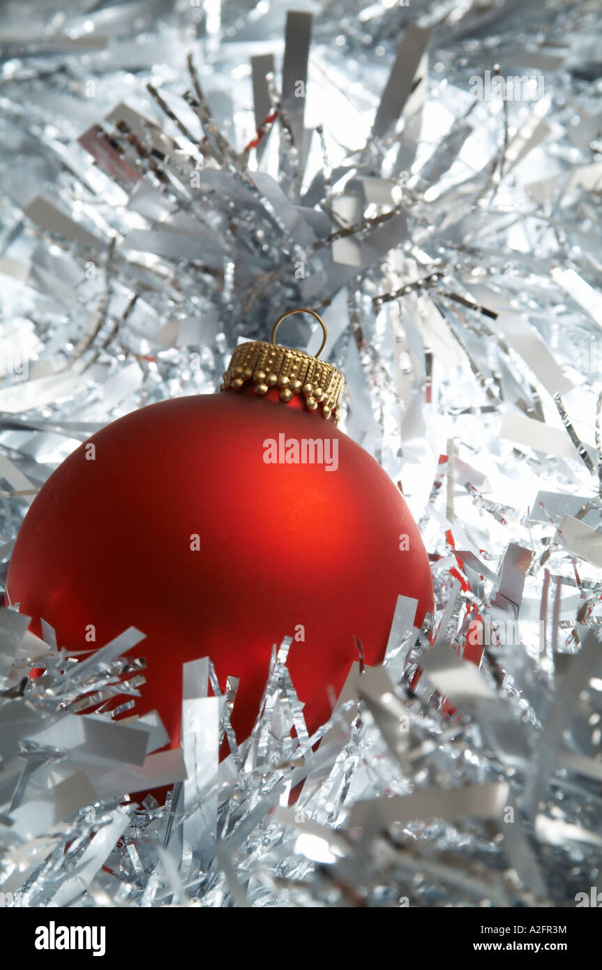 Christmas, decorations, borball, bourbell, tinsel, xmas, tree, decorations, office, Christmas, party, festive, session, festivit Stock Photo