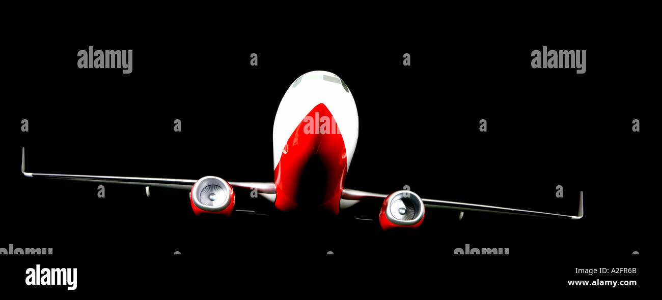Night sky plane take off hi-res stock photography and images - Alamy