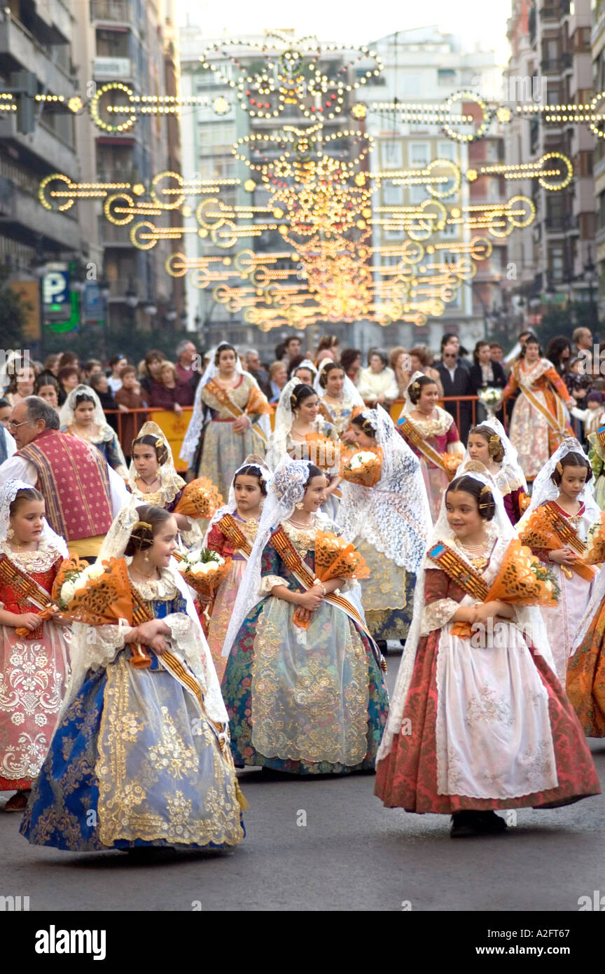 las fallas dresses Traditional Costumes during Las Fallas Editorial Image
