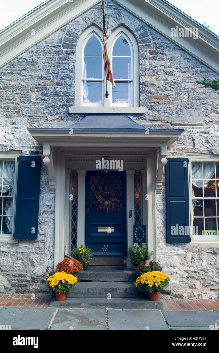 Franz P Roggen House, 42 Crown Street, Kingston, New York Stock Photo