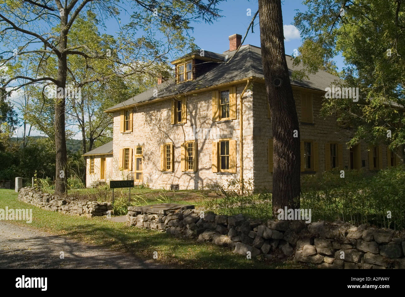 Bevier House, Marbletown, New York Stock Photo Alamy