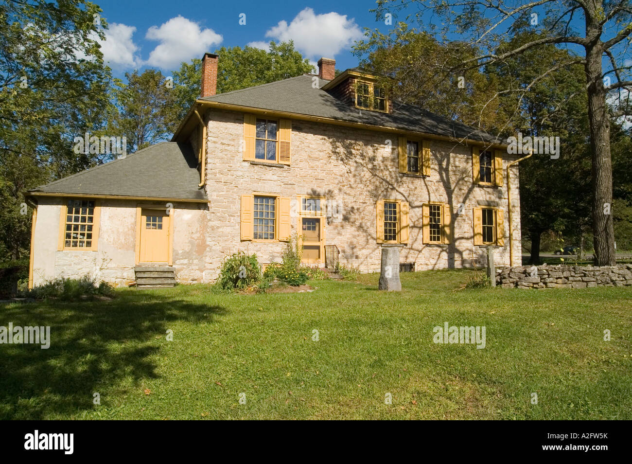 Bevier House, Marbletown, New York Stock Photo - Alamy