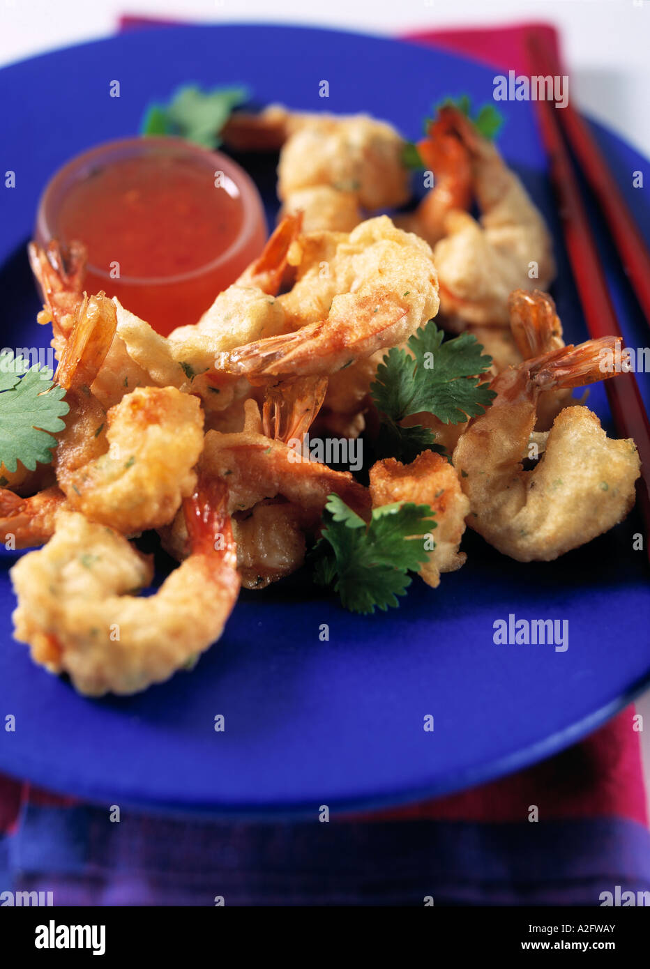 Chinese deep fried bettered prawns sweet chilli dipping sauce hires