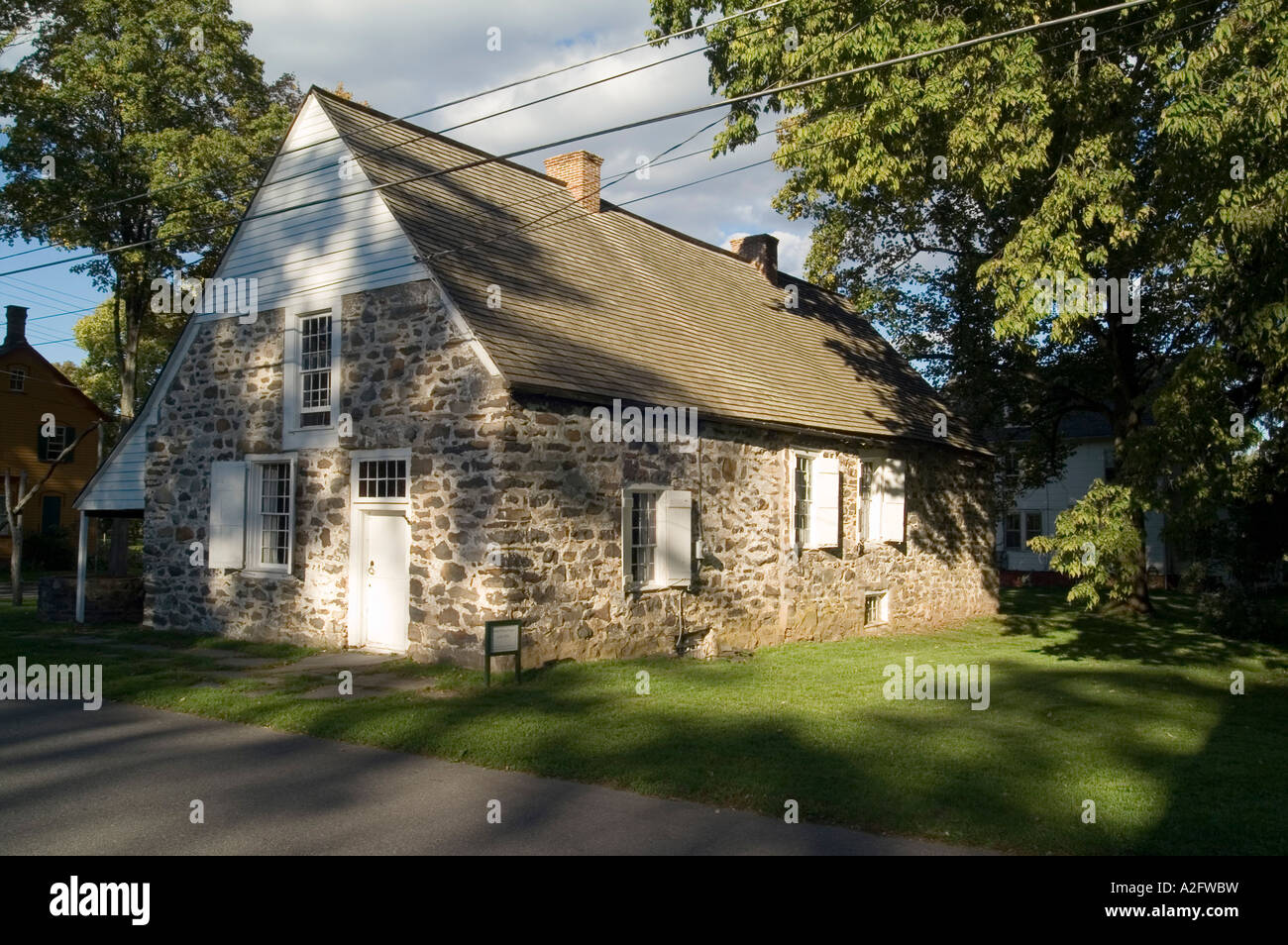 BevierElting House, Huguenot Street, New Paltz, New York Stock Photo