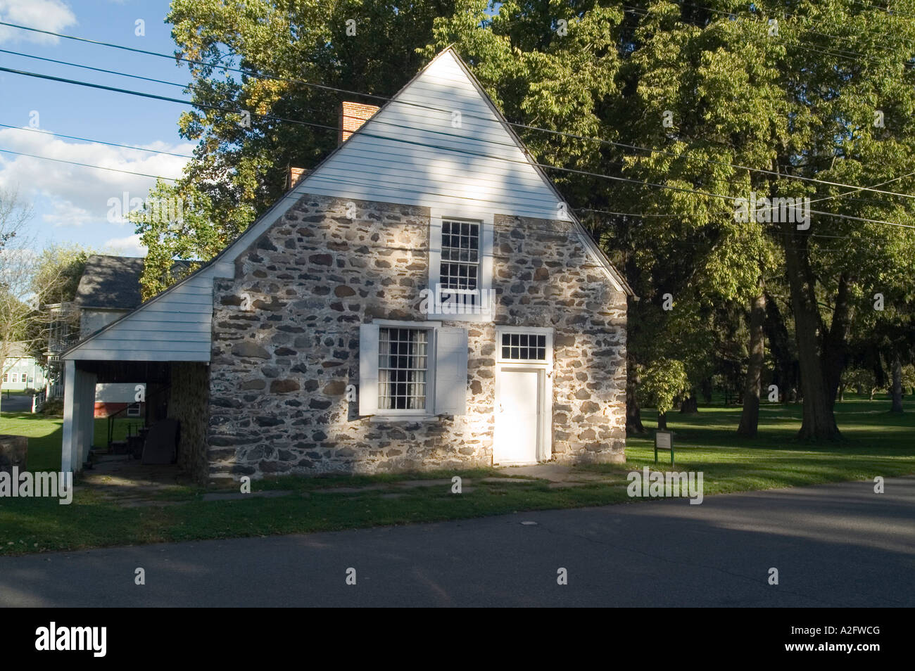 BevierElting House, Huguenot Street, New Paltz, New York Stock Photo