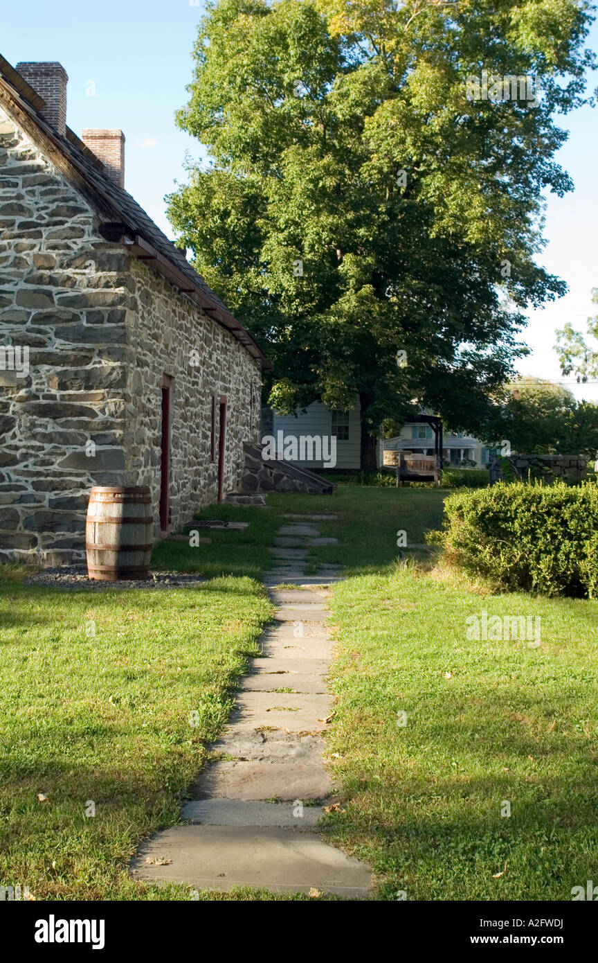 Abraham Hasbrouck House, Huguenot Street, New Paltz, New York Stock
