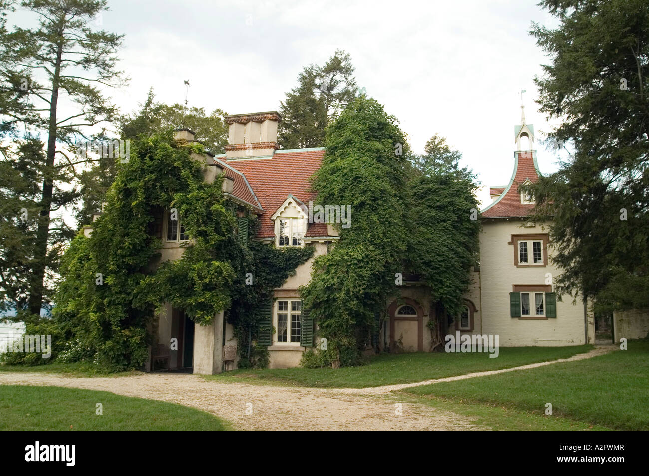 Washington Irving's Sunnyside, Tarrytown, New York Stock Photo Alamy