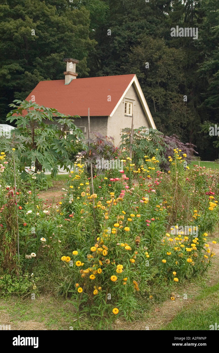 Kitchen Garden, Washington Irving's Sunnyside, Tarrytown, New York
