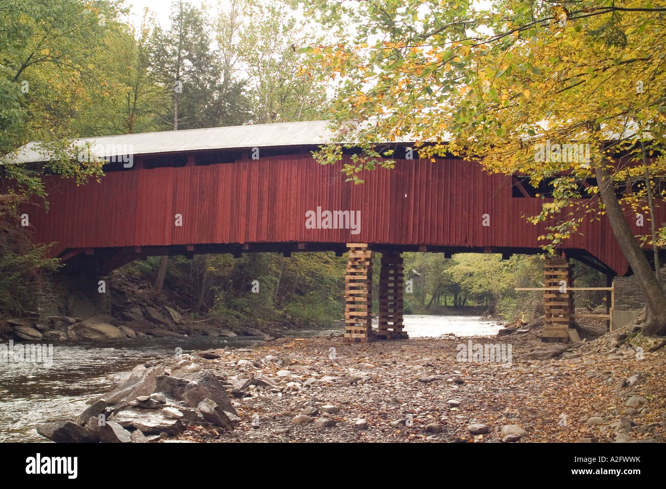 Josiah Hess Covered Bridge, Forks, Fishing Creek, Columbia County