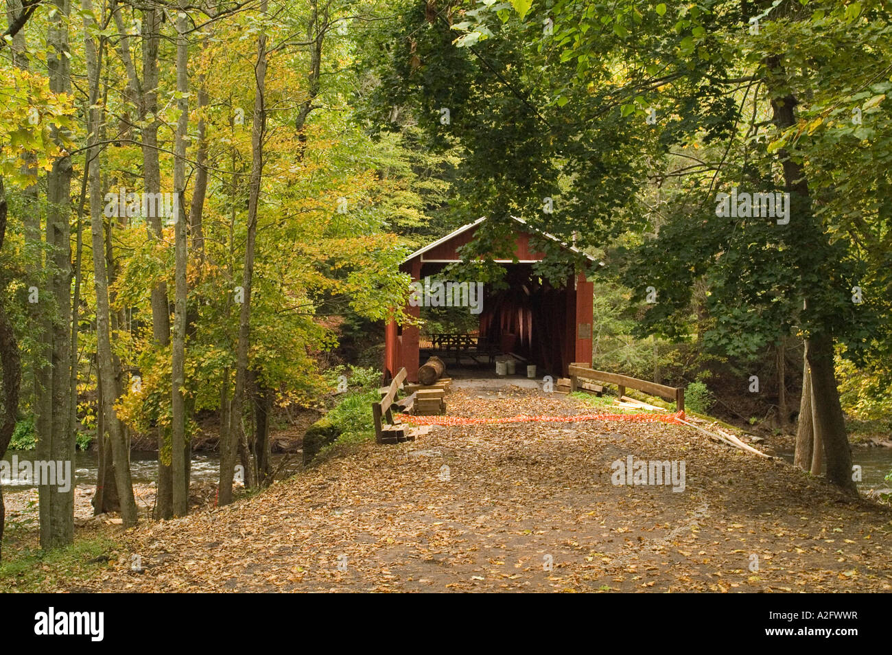 Josiah Hess Covered Bridge, Forks, Fishing Creek, Columbia County