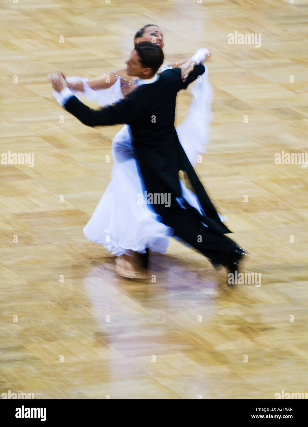 professional Ballroom Dancers dancing Stock Photo Alamy