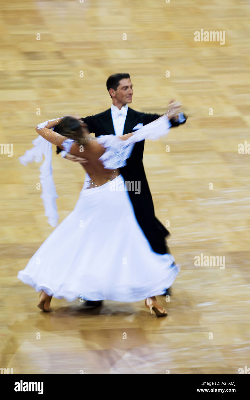 professional Ballroom Dancers dancing Stock Photo Alamy