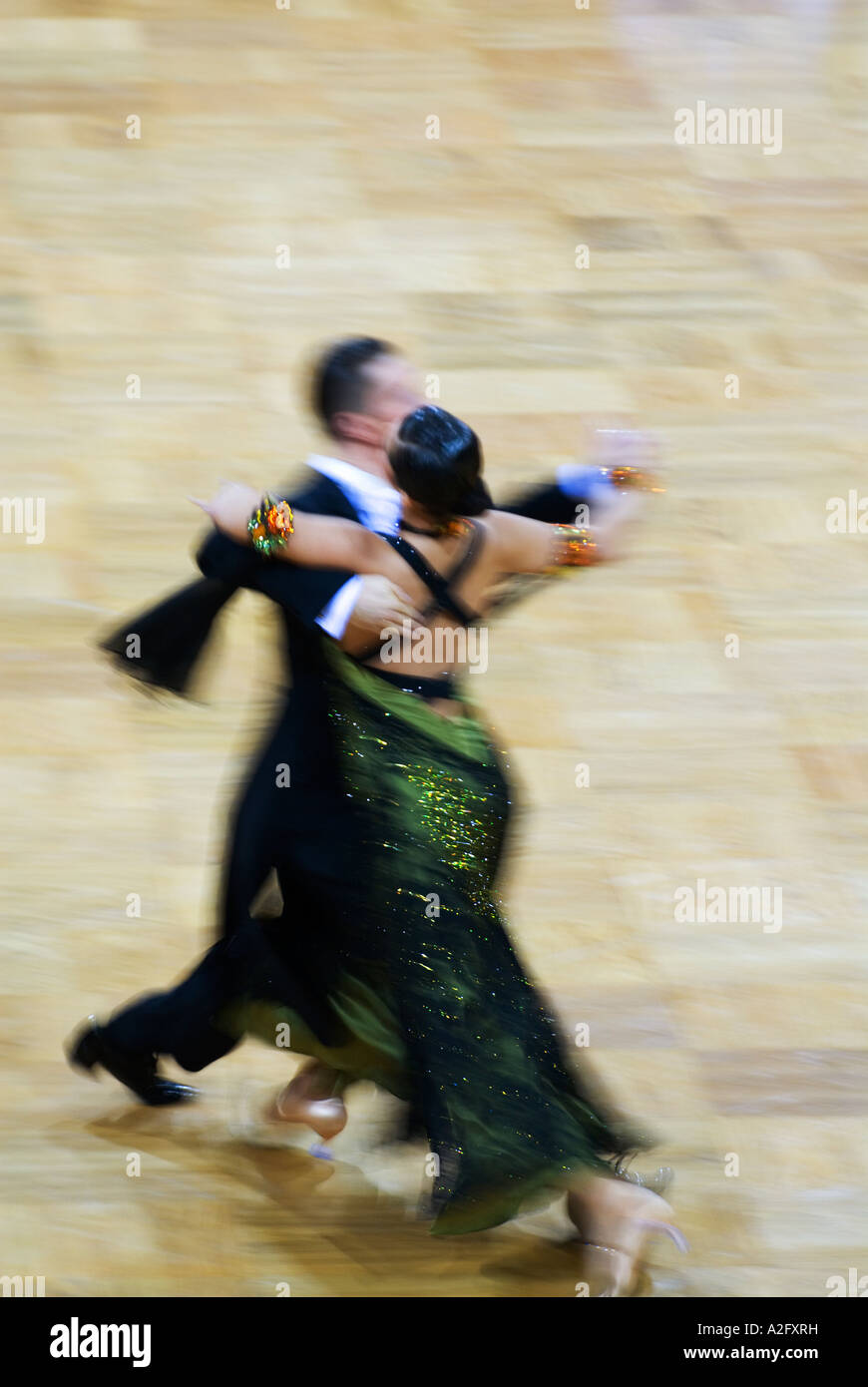 professional Ballroom Dancers dancing Stock Photo Alamy