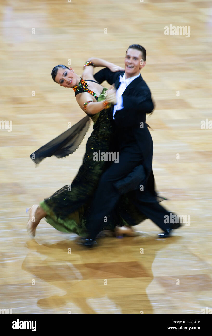 professional Ballroom Dancers dancing Stock Photo Alamy