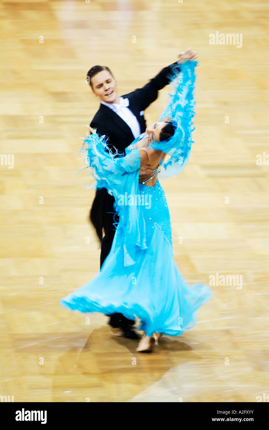 professional Ballroom Dancers dancing Stock Photo Alamy